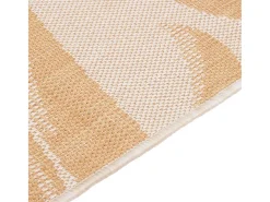Alfombra de exterior tejido plano estampado de hoja 200x280 cm ES95126