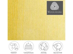 Alfombra de lana con degradado de color 190x290 cm Amarillo Wool Comfort