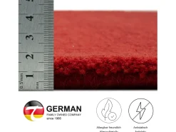 Alfombra de lana con degradado de color 190x290 cm Rojo Wool Comfort