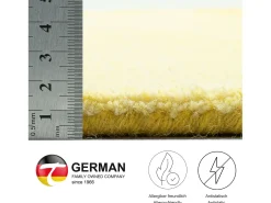 Alfombra de lana con degradado de color 90x160 cm Amarillo Wool Comfort