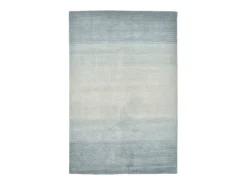 Alfombra de lana con degradado de color 60x90 cm Gris Wool Comfort