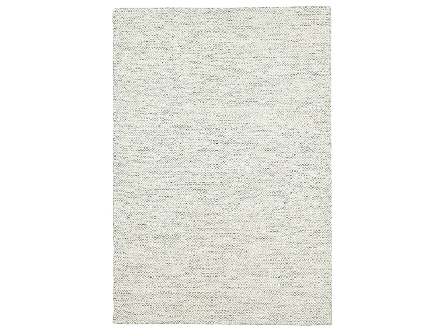 Alfombra de lana de estilo escandinavo 65x130 cm Beige natural Trondheim