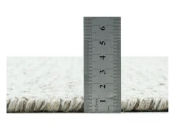 Alfombra de lana de estilo escandinavo 130x190 cm Beige natural Trondheim