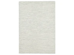 Alfombra de lana de estilo escandinavo 130x190 cm Beige natural Trondheim