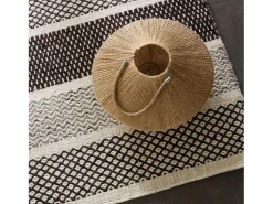 Alfombra de lana de estilo escandinavo 160x230 cm Gris natural Trondheim