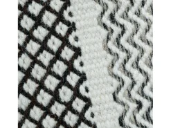 Alfombra de lana de estilo escandinavo 80x180 cm Gris natural Trondheim