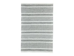 Alfombra de lana de estilo escandinavo 80x150 cm Gris natural Trondheim