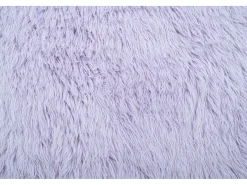 Alfombra de lana natural tejida a mano 180x250 cm Morado Fluffy