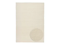 Alfombra de lana reversible tejida a mano 190x250 cm Lana Blanca Alpen