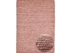 Alfombra de lana reversible tejida a mano 190x250 cm Rojo Alpen
