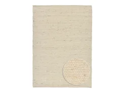 Alfombra de lana reversible tejida a mano 190x250 cm Naturaleza Alpen