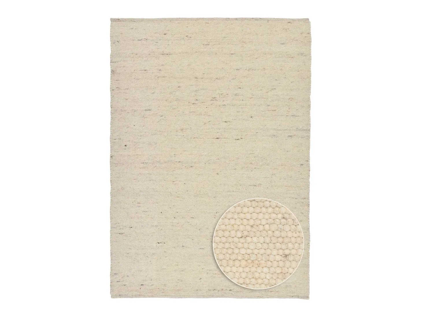 Alfombra de lana reversible tejida a mano 40x60 cm Naturaleza Alpen