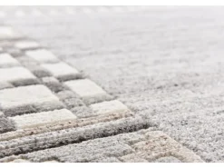 Alfombra de lana tejida a mano 60x90 cm Beige natural Nakarta