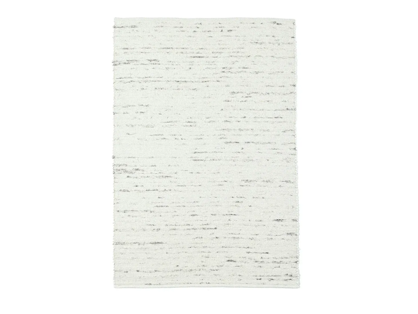 Alfombra de lana tejida a mano reversible 160x230 cm Gris natural Alm-Glück