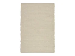 Alfombra de lana tejida a mano reversible 190x290 cm Lana Blanca Alm-Glück