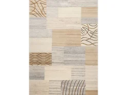 Alfombra de lana tejida a mano 70x140 cm Gris natural Nakarta