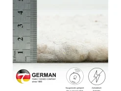 Alfombra de lana tejida a mano reversible 140x200 cm Naturaleza Alm-Glück
