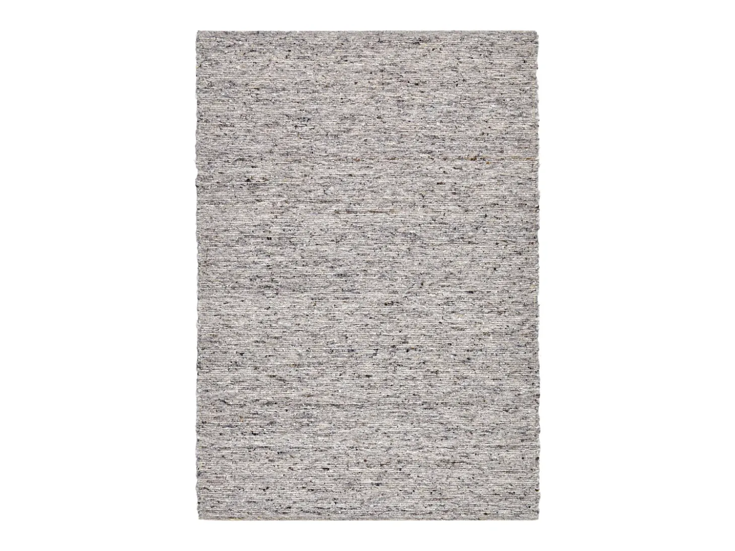 Alfombra de lana tejida a mano reversible 120x180 cm Gris Alm-Glück