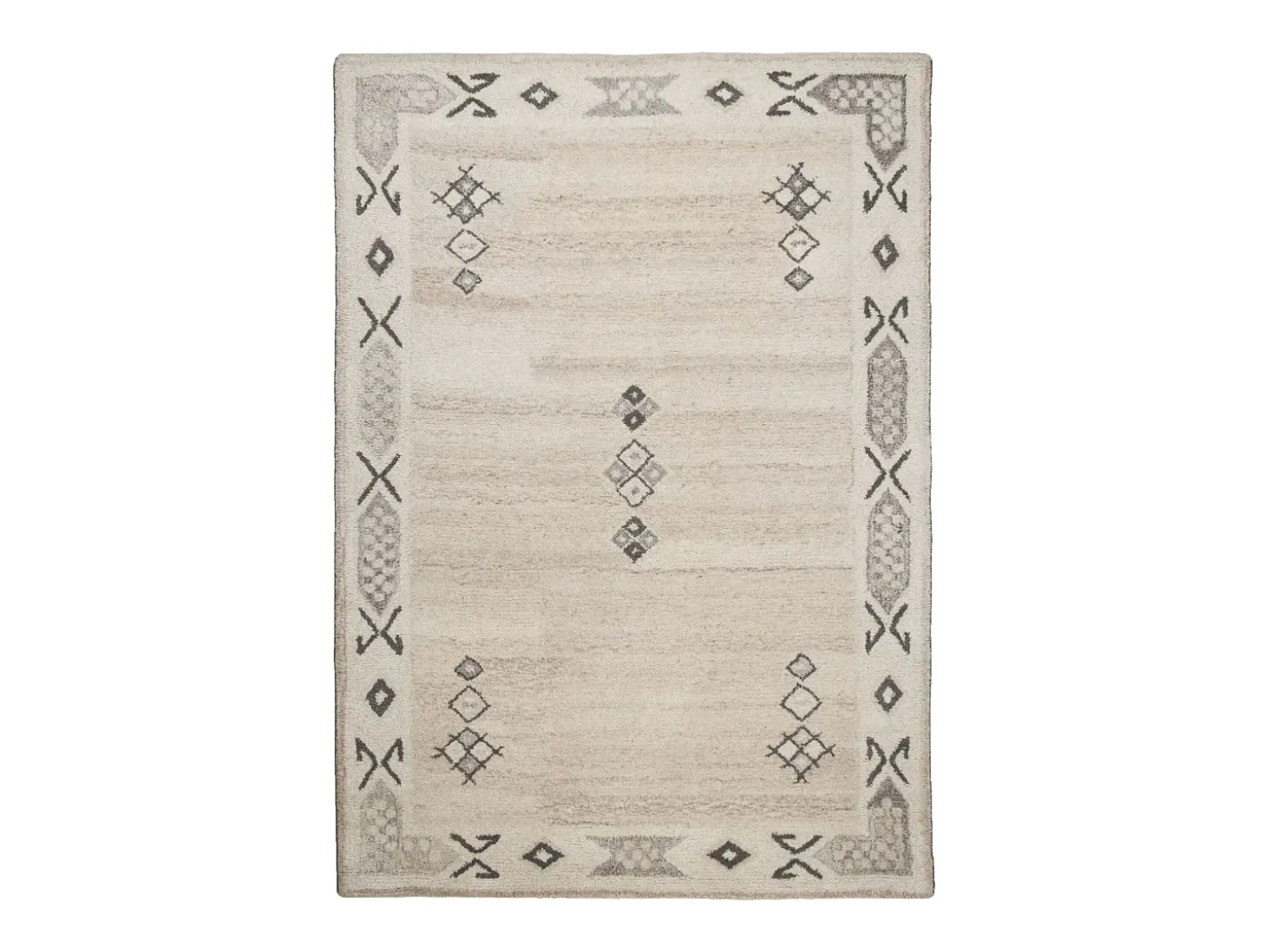 Alfombra de lana tejida a mano al estilo bereber 140x200 cm Melange Royal Berber