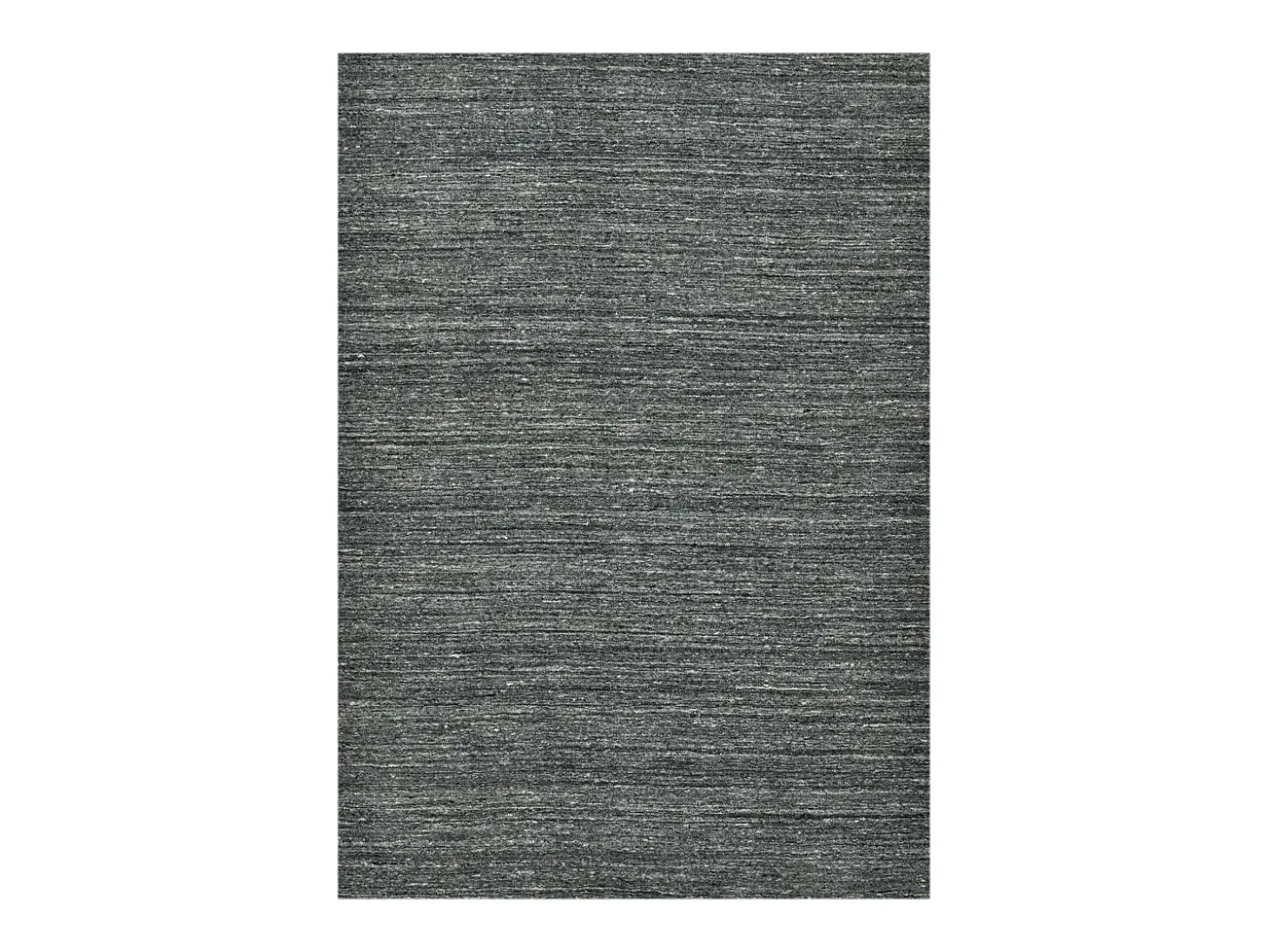 Alfombra de lana UNI tejida a mano 40x60 cm Antracita Pure