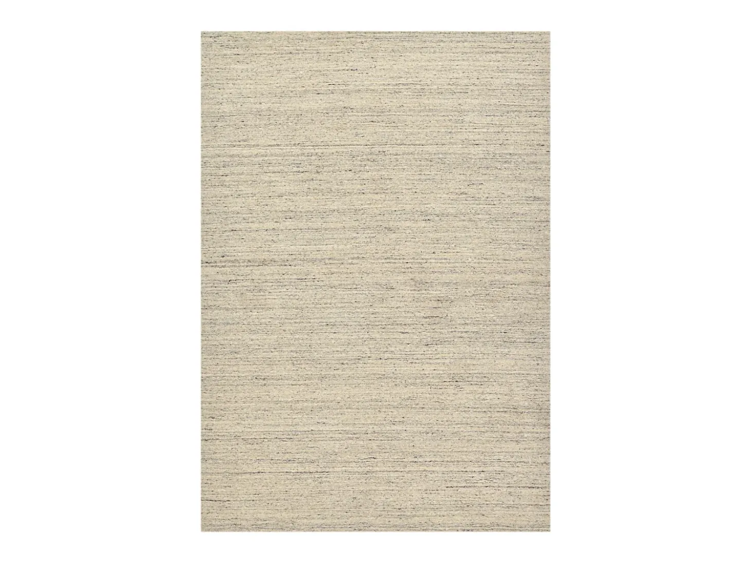 Alfombra de lana UNI tejida a mano 190x290 cm Gris natural Pure