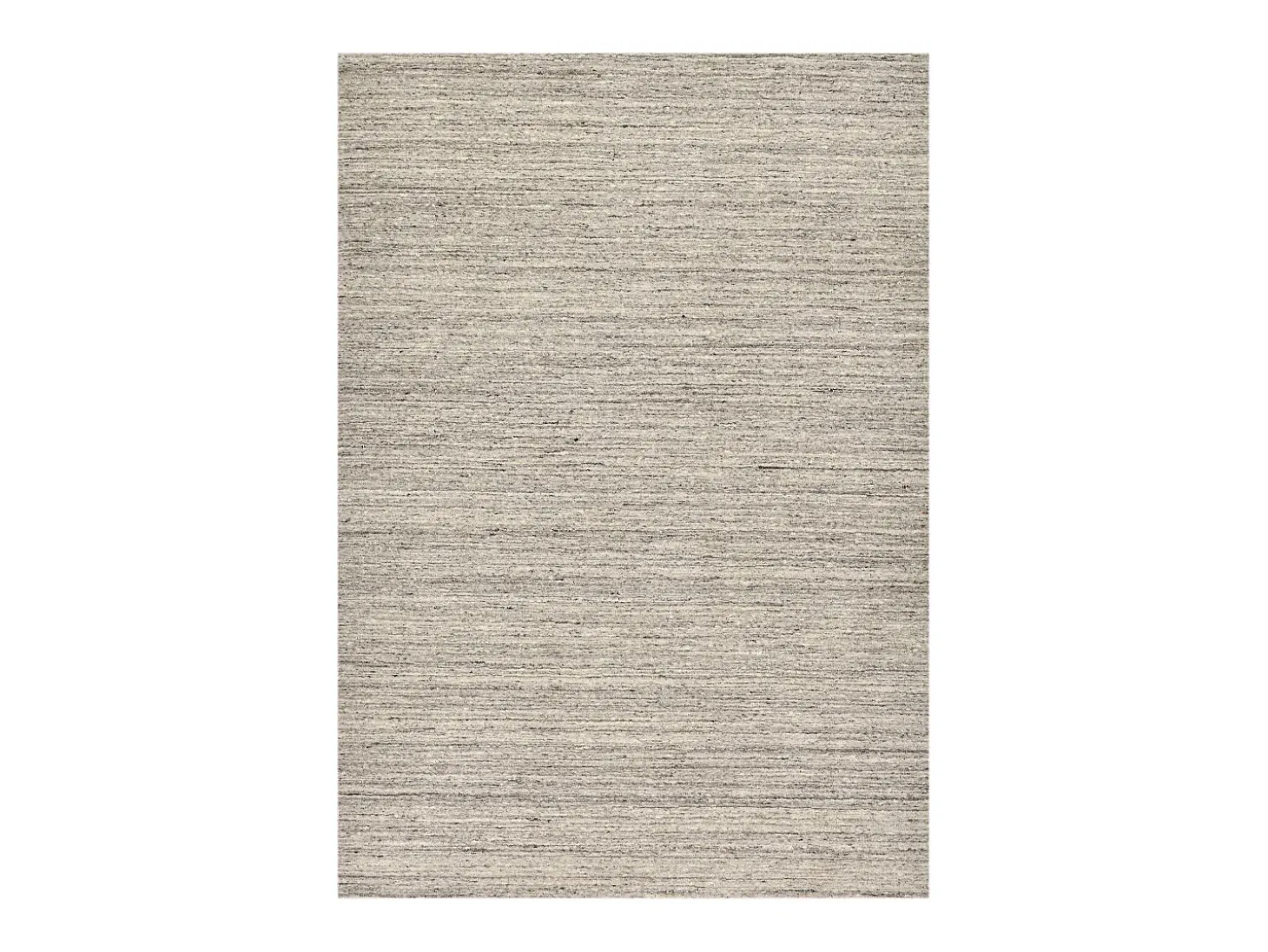 Alfombra de lana UNI tejida a mano 170x240 cm Gris Pure