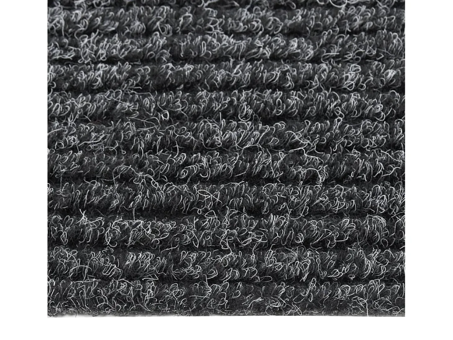Alfombra de pasillo atrapa suciedad 100x350 cm gris antracita ES24648
