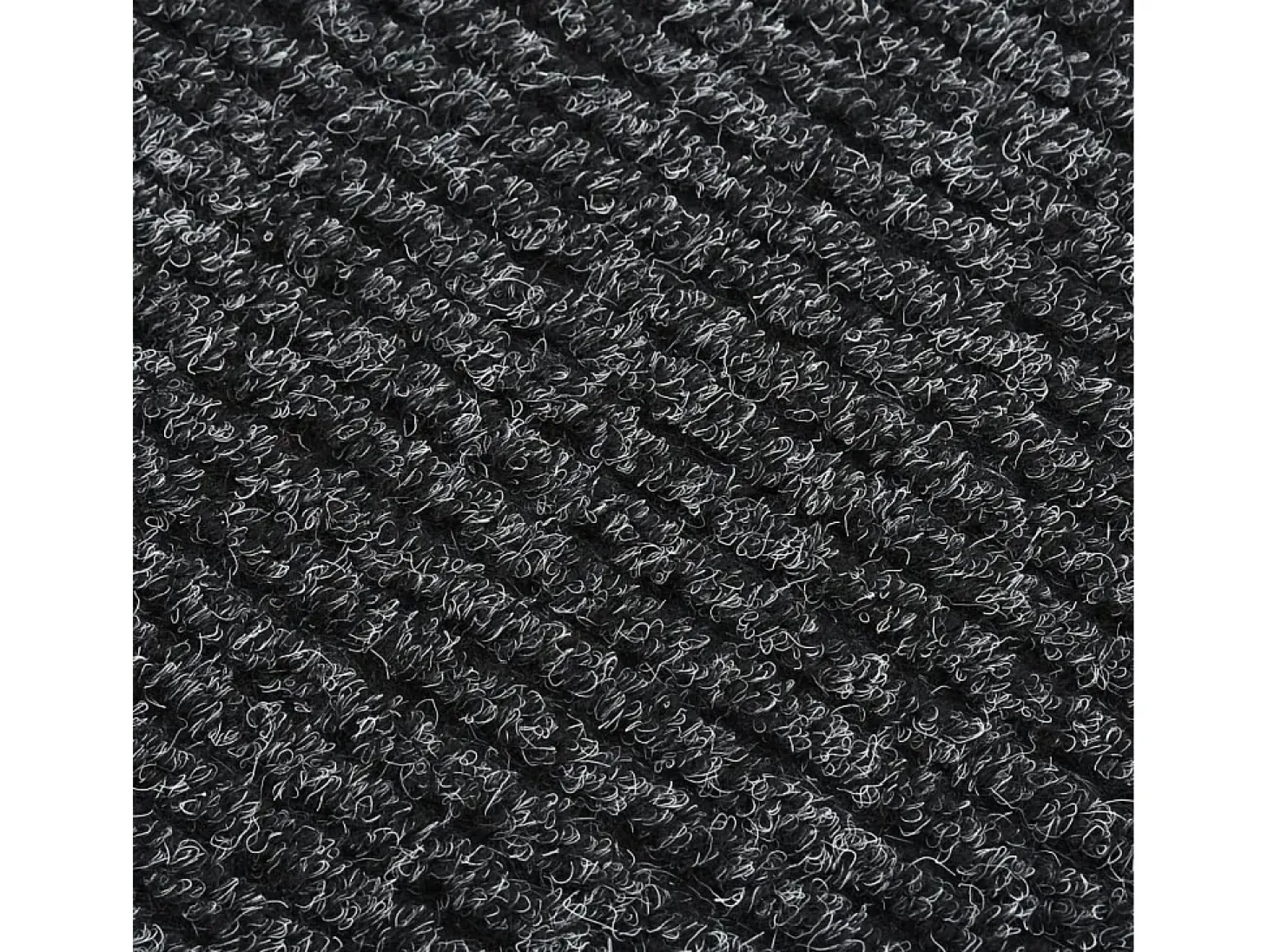 Alfombra de pasillo atrapa suciedad 100x250 cm gris antracita ES28097