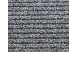 Alfombra de pasillo atrapa suciedad 100x350 cm gris
