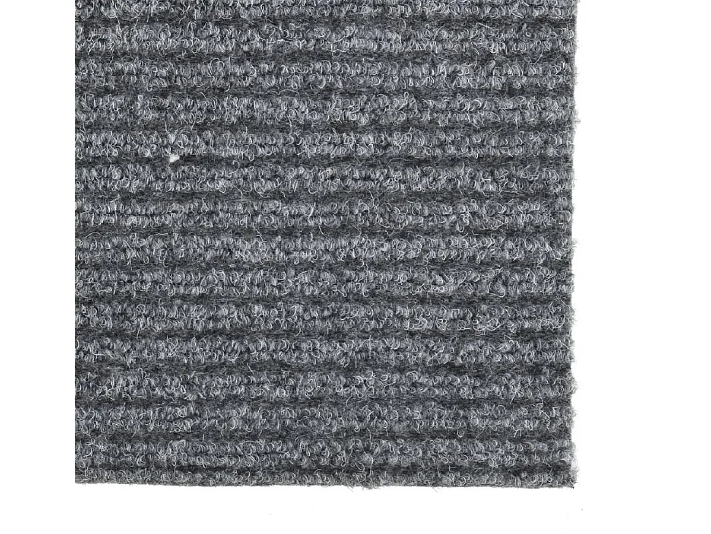 Alfombra de pasillo atrapa suciedad 100x350 cm gris ES58846