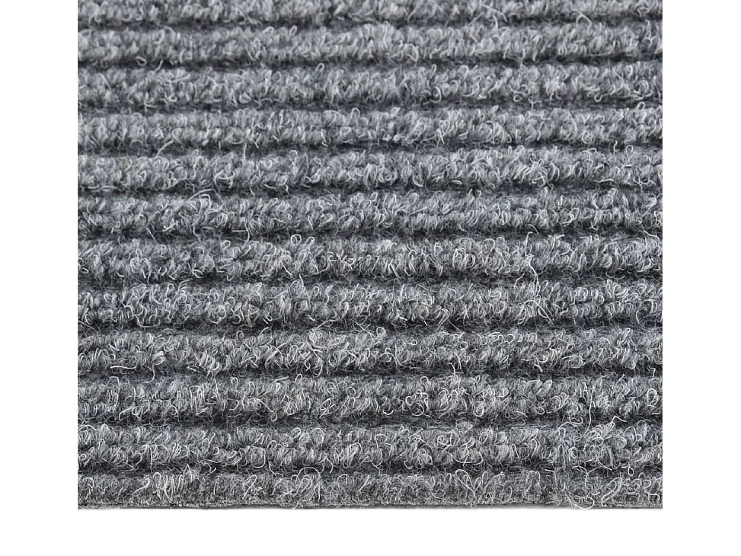 Alfombra de pasillo atrapa suciedad 100x350 cm gris ES58846
