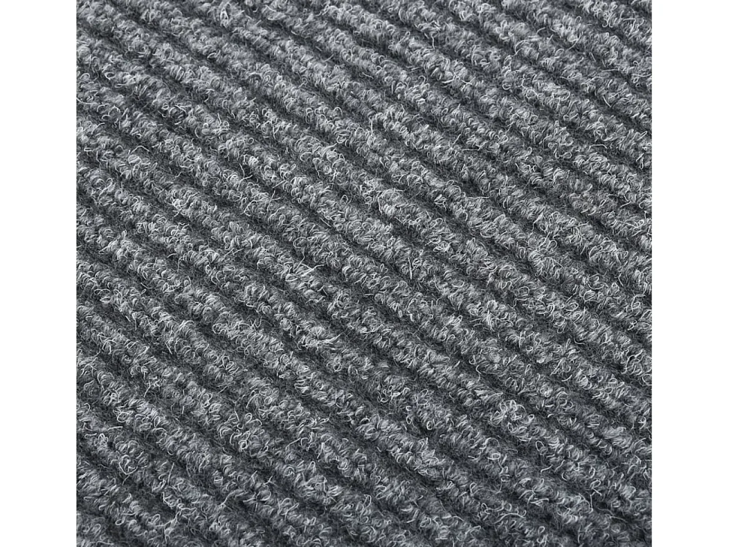 Alfombra de pasillo atrapa suciedad 100x350 cm gris ES58846