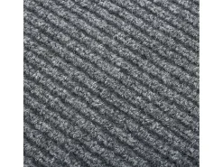 Alfombra de pasillo atrapa suciedad 100x300 cm gris