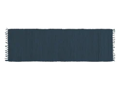 Alfombra de pasillo azul oscuro 60 x 200 cm AUBAGNE