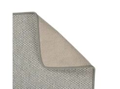 Alfombra de pasillo con aspecto de sisal gris taupe 80x200 cm ES522054