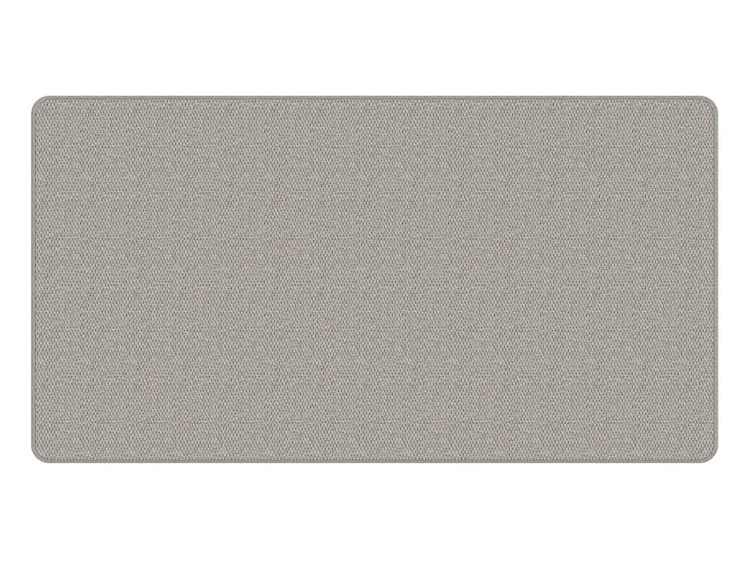 Alfombra de pasillo con aspecto de sisal gris taupe 80x150 cm ES370689