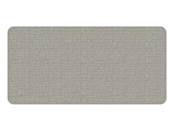 Alfombra de pasillo con aspecto de sisal gris taupe 50x100 cm