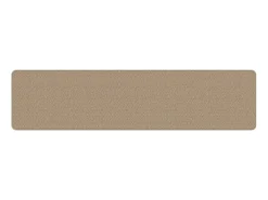 Alfombra de pasillo con aspecto de sisal color arena 50x200 cm ES762236