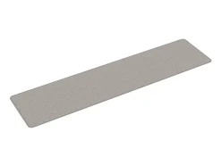 Alfombra de pasillo con aspecto de sisal gris taupe 50x200 cm ES556818
