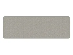 Alfombra de pasillo con aspecto de sisal gris taupe 50x150 cm