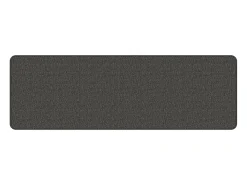 Alfombra de pasillo con aspecto sisal gris antracita 50x150 cm