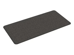 Alfombra de pasillo con aspecto sisal gris antracita 50x100 cm ES197052