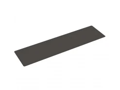 Alfombra de pasillo con aspecto sisal gris antracita 80x300 cm ES685662