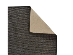 Alfombra de pasillo con aspecto sisal gris antracita 80x200 cm