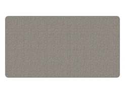Alfombra de pasillo con aspecto de sisal plateada 80x150 cm ES215380
