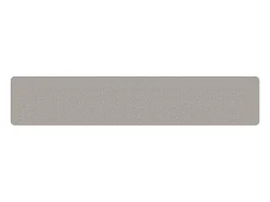 Alfombra de pasillo con aspecto de sisal gris taupe 50x250 cm