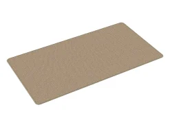 Alfombra de pasillo con aspecto de sisal color arena 80x150 cm