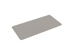 Alfombra de pasillo con aspecto de sisal gris taupe 50x100 cm ES830299