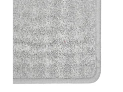 Alfombra de pasillo gris claro 80x150 cm