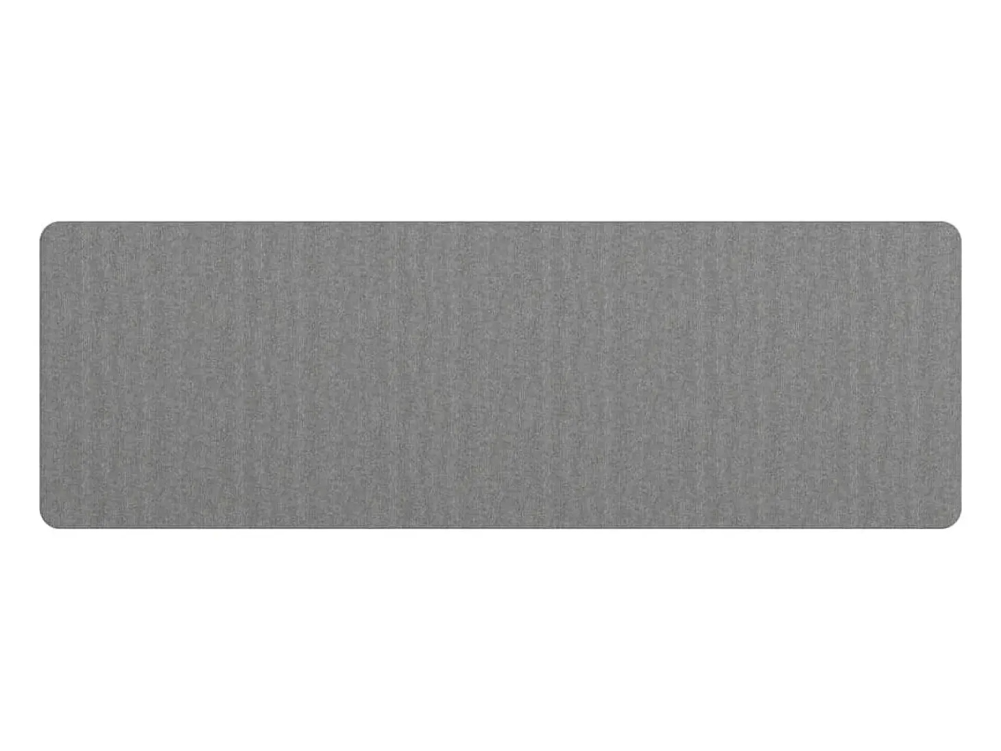 Alfombra de pasillo gris 60x180 cm ES285850